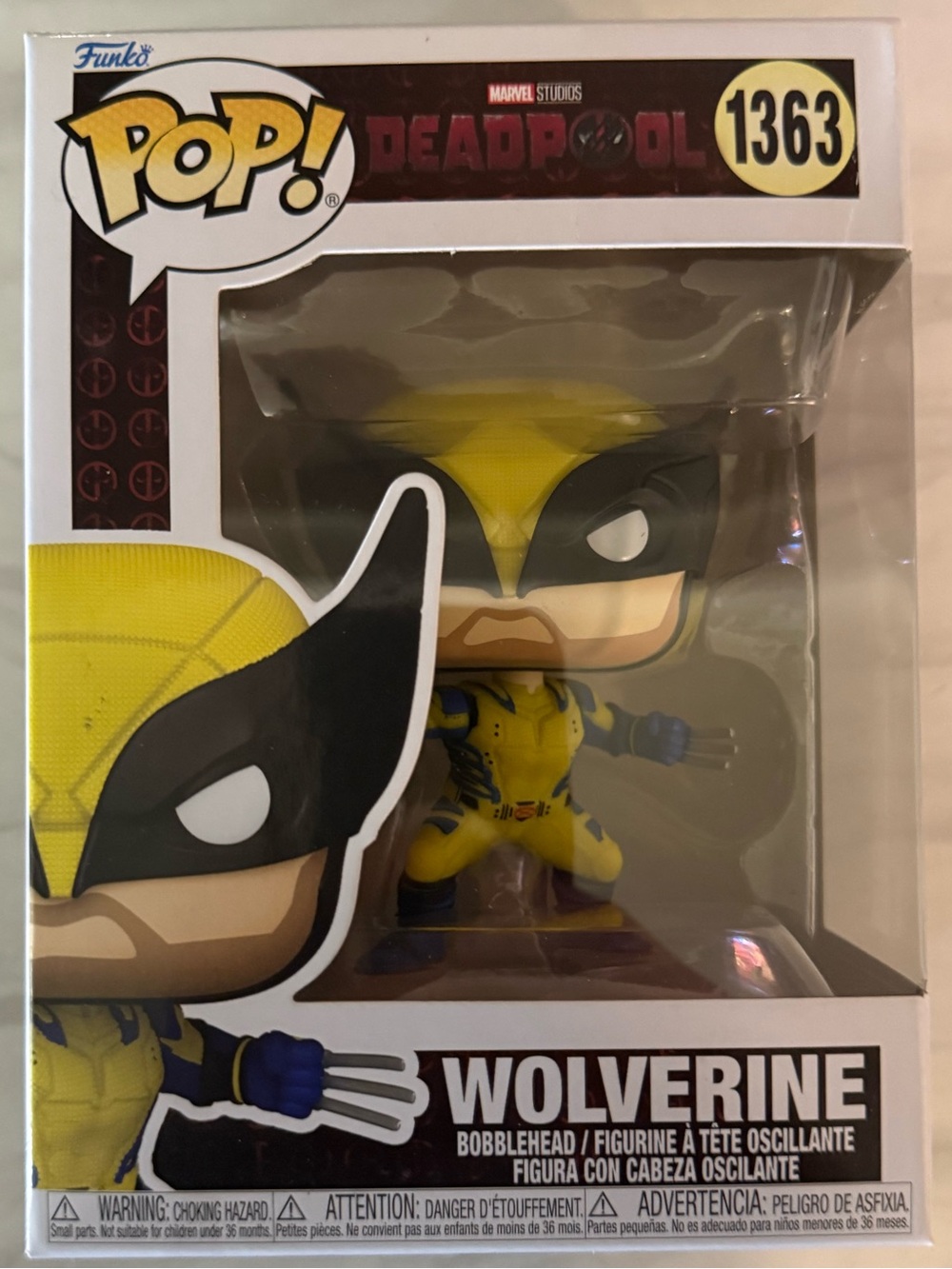 Funko Pop! Wolverine #1363 - Yellow & Black Marvel Figure